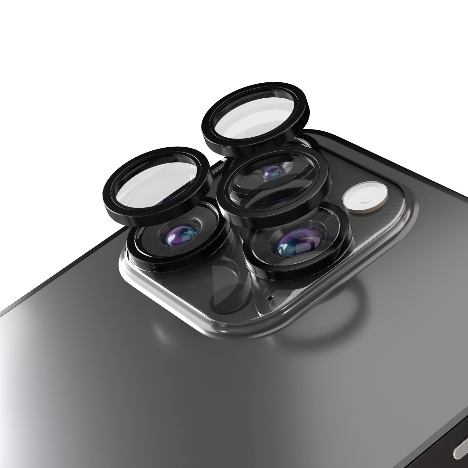 Etteri camera lens protector for iPhone 16 Pro / 16 Pro Max black
