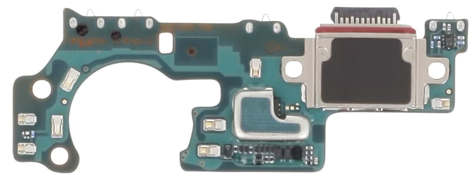 Flex-kaapeli Samsung F766 Z Flip 7 5G liittimelle ja mikrofonille, alkuperäinen (service pack)