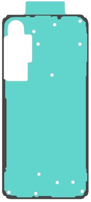 Sticker for back cover Samsung S721 S24 FE original (service pack)