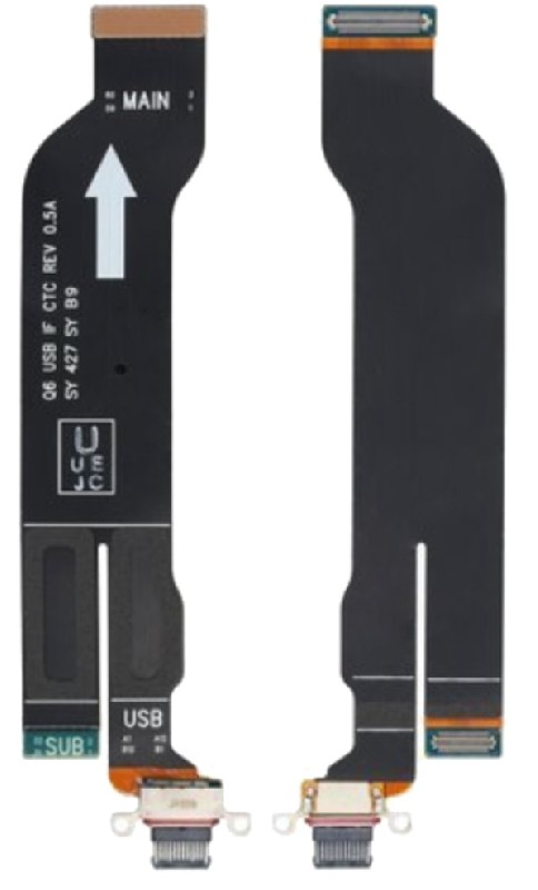 Flex-kaapeli Samsung F956 Galaxy Z Fold6 5G liittimelle ja mikrofonille alkuperäinen (service pack)