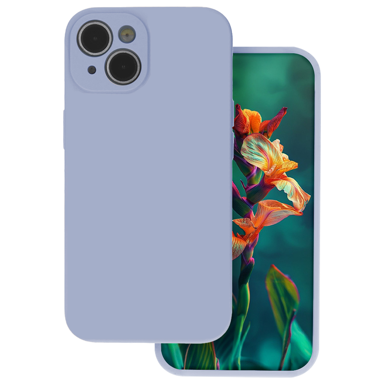 Silikoninen Suojakuori iPhone 17 Air 6,6 tuumalle vaaleansininen