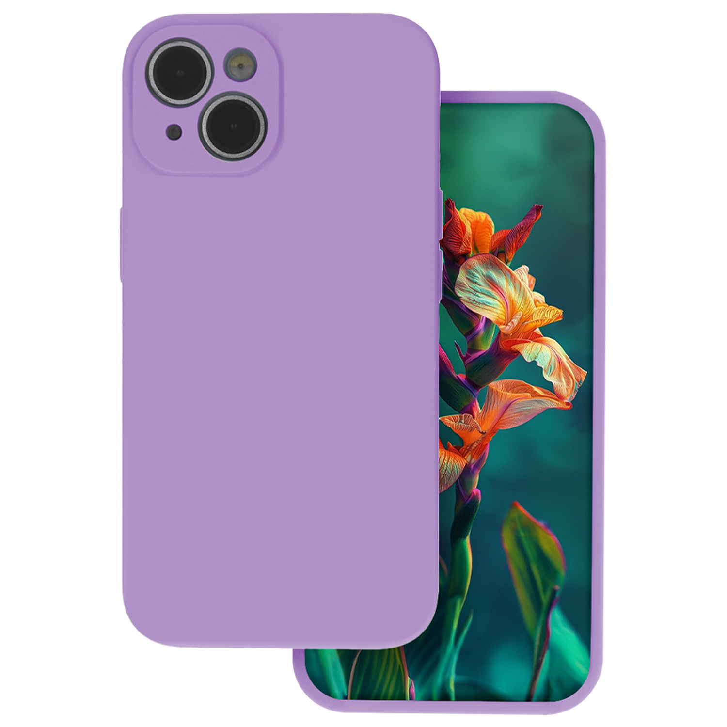 Silikoninen Suojakuori iPhone 17 Air 6,6 tuumalle laventeli