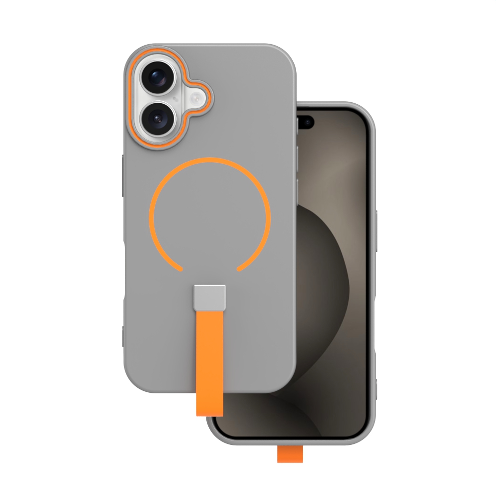 Loop Thin Mag Suojakuori iPhone 17 Air 6,6 tuumalle harmaa