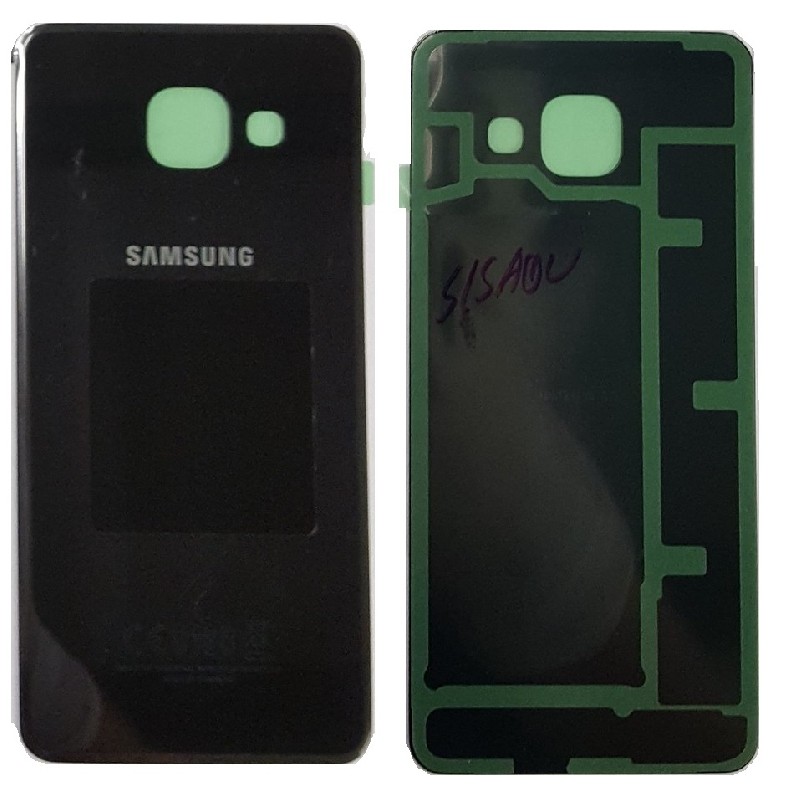 Back cover for Samsung A310 A3 2016 black original (service pack)