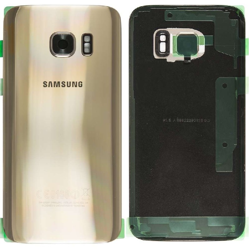 Takakuori Samsung G935F S7 Edge:lle kulta alkuperäinen (käytetty Grade A)
