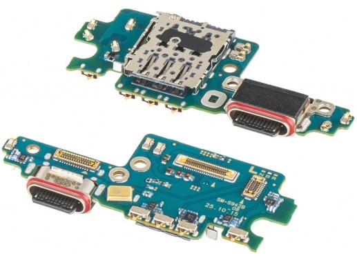 Flex-kaapeli Samsung S942 S26 latausliittimelle, mikrofonille, SIM-lukijalle, alkuperäinen (service pack)