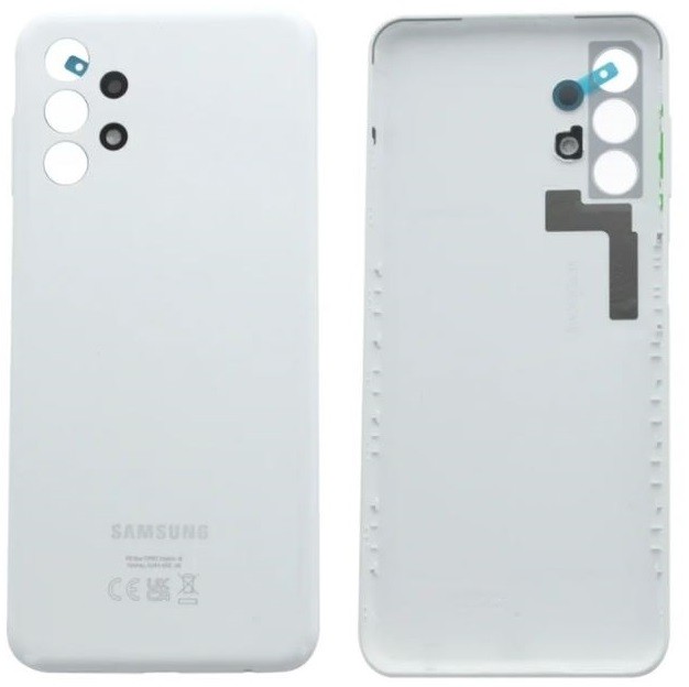 Takakuori Samsung A135/A137 A13:lle valkoinen alkuperäinen (käytetty Grade B)