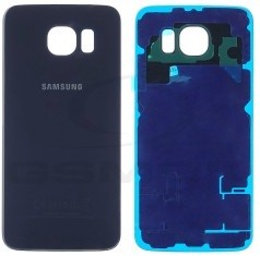 Takakuori Samsung G920F S6:lle Black Sapphire (ilman kameralasia) alkuperäinen (käytetty Grade B)