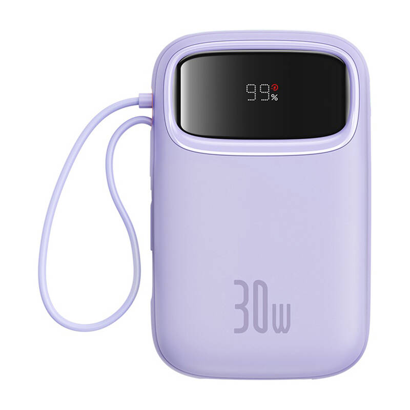 Baseus QPow 2 10000mAh 30W 2xUSB-C powerbank (violetti)