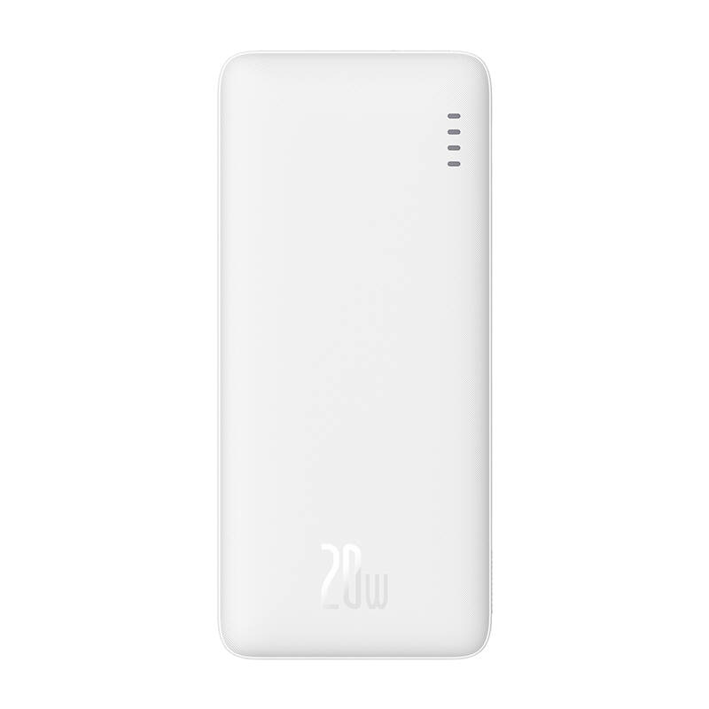 Baseus Airpow litiumpolymeeri-virtapankki 10000 mAh 20 W Valkoinen