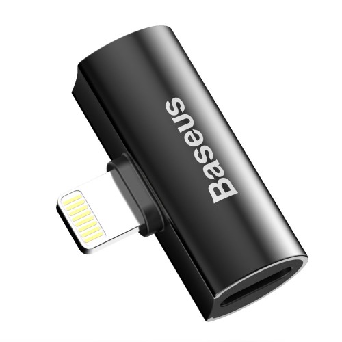 Adapter Baseus L46 Black ( Input "Lightning" / Output 2x "Lightning" )
