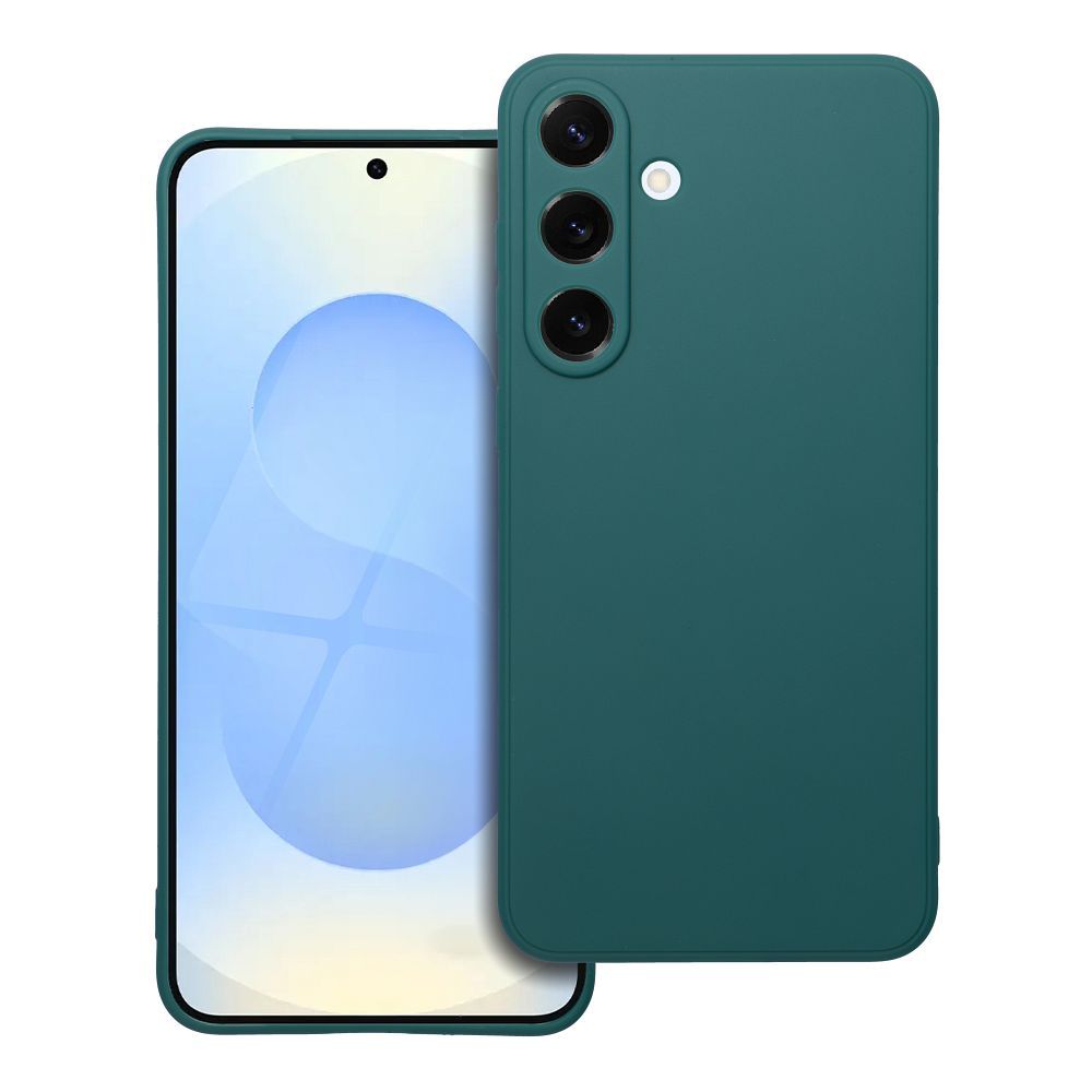 Matt Suojakuori Samsung S25 Plus:lle tummanvihreä