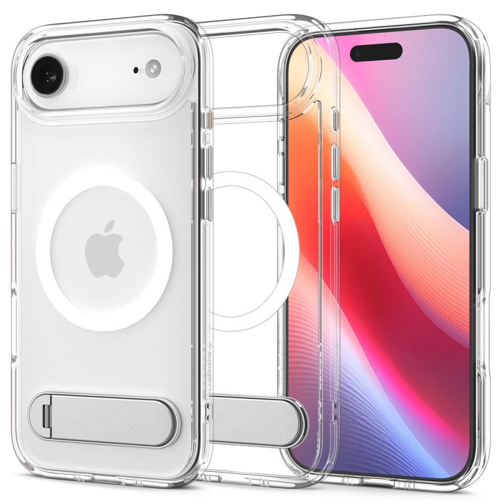 Spigen Ultra Hybrid S Mag Magsafe Suojakuori iPhone 17 Air:lle Clear/White