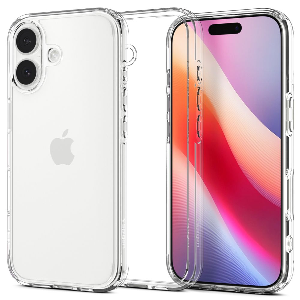 Spigen Ultra Hybrid Suojakuori iPhone 17:lle Crystal Clear