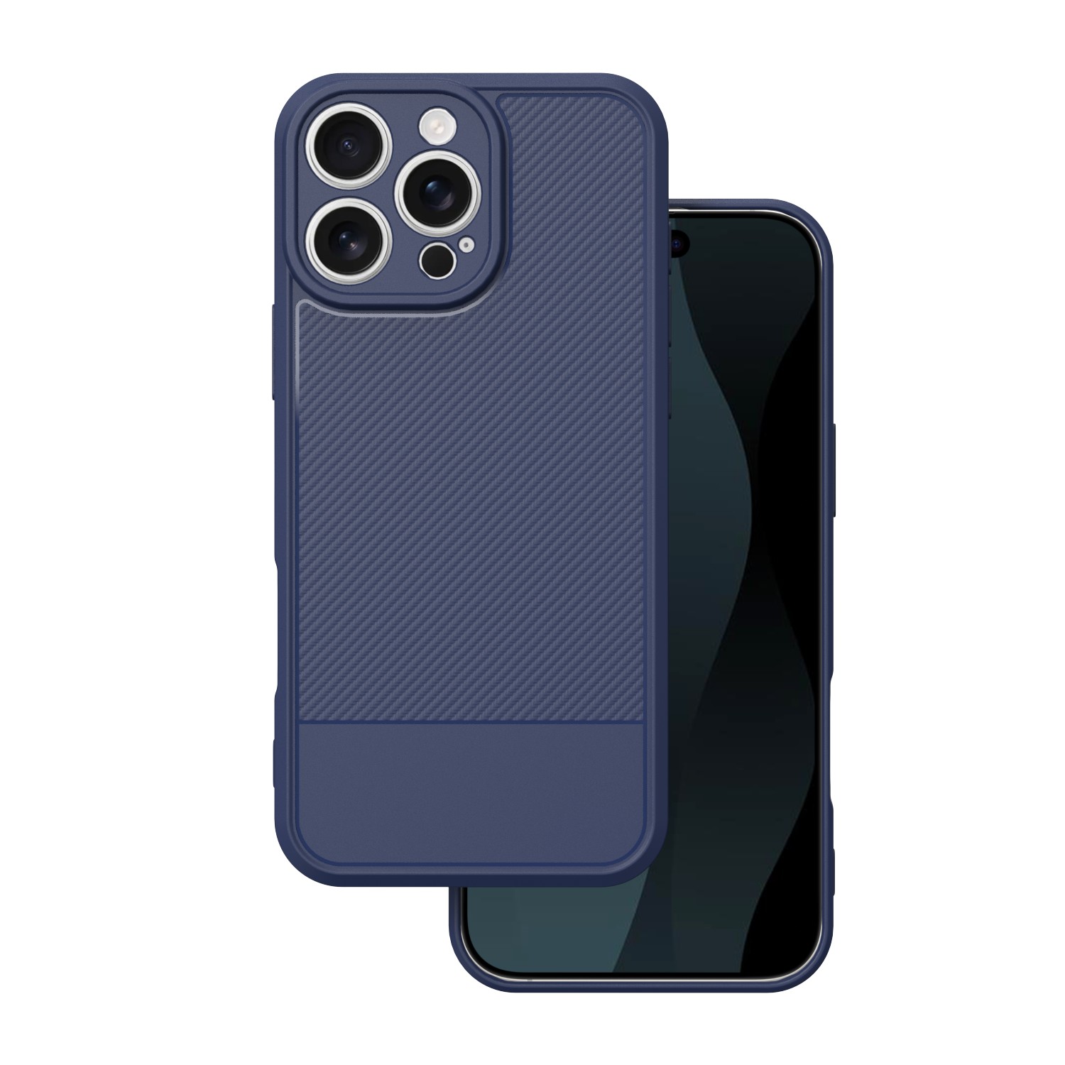 Simple Carbon suojakuori iPhone 16 Pro Max 6,9 sininen