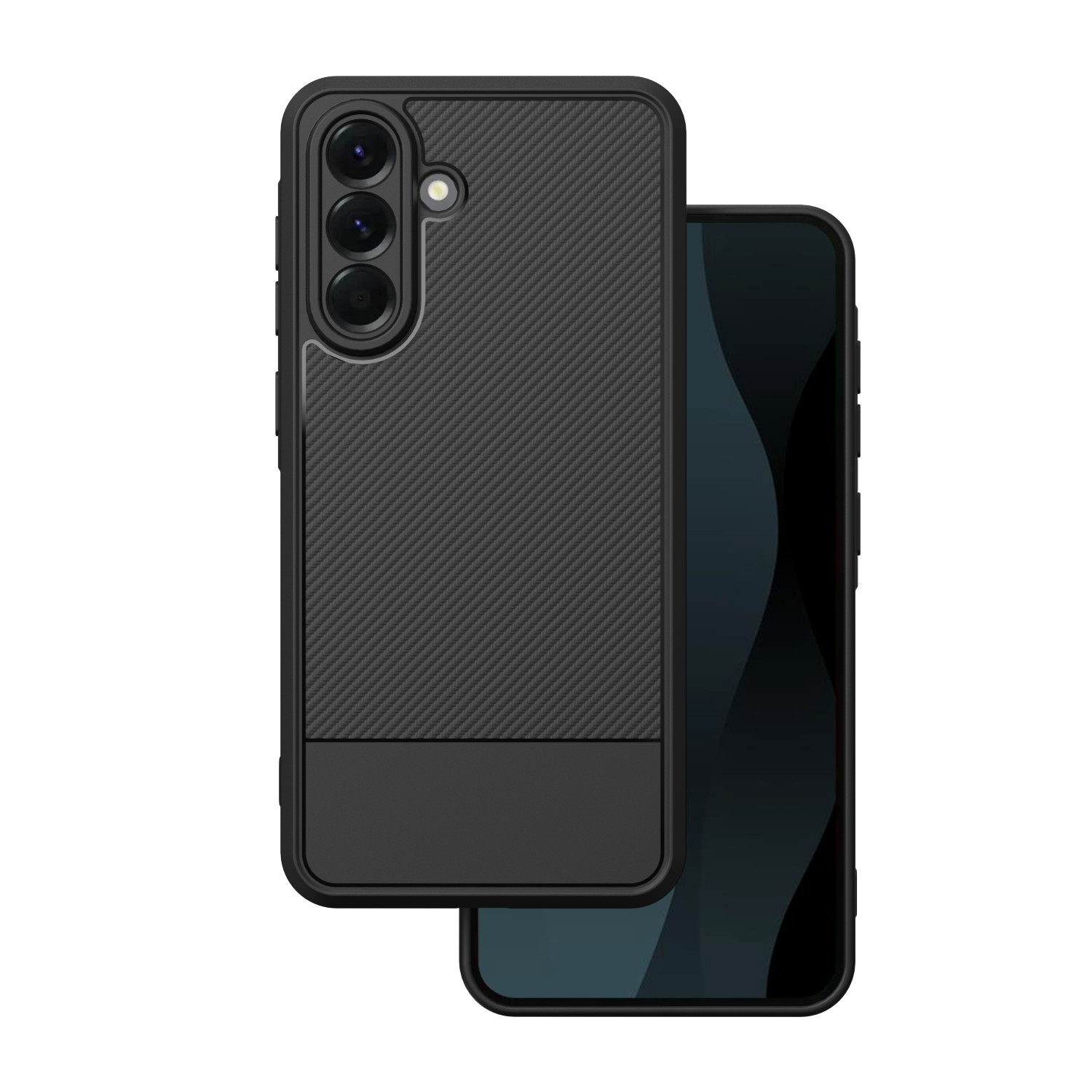 Simple Carbon suojakuori Samsung Galaxy A56 5G musta