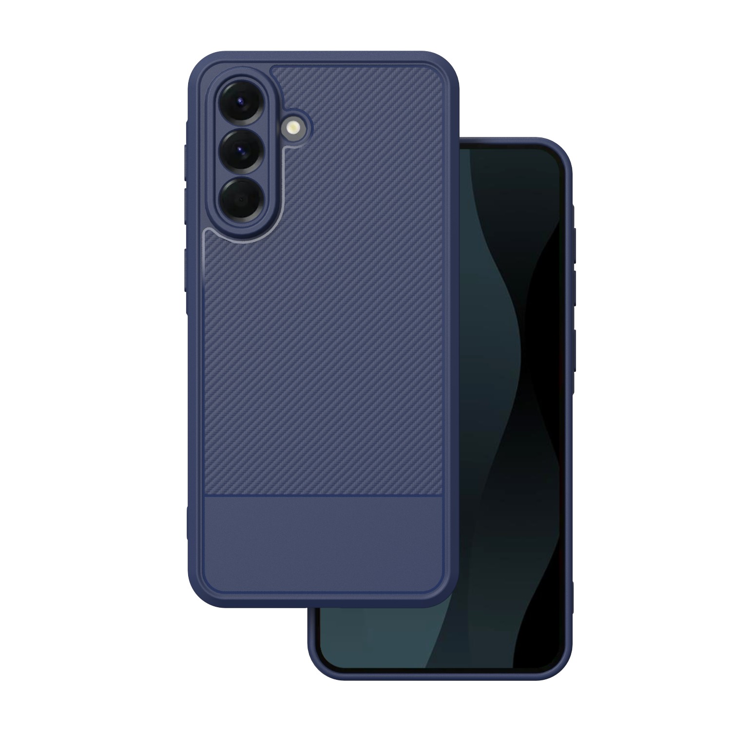 Simple Carbon suojakuori Samsung Galaxy A56 5G sininen