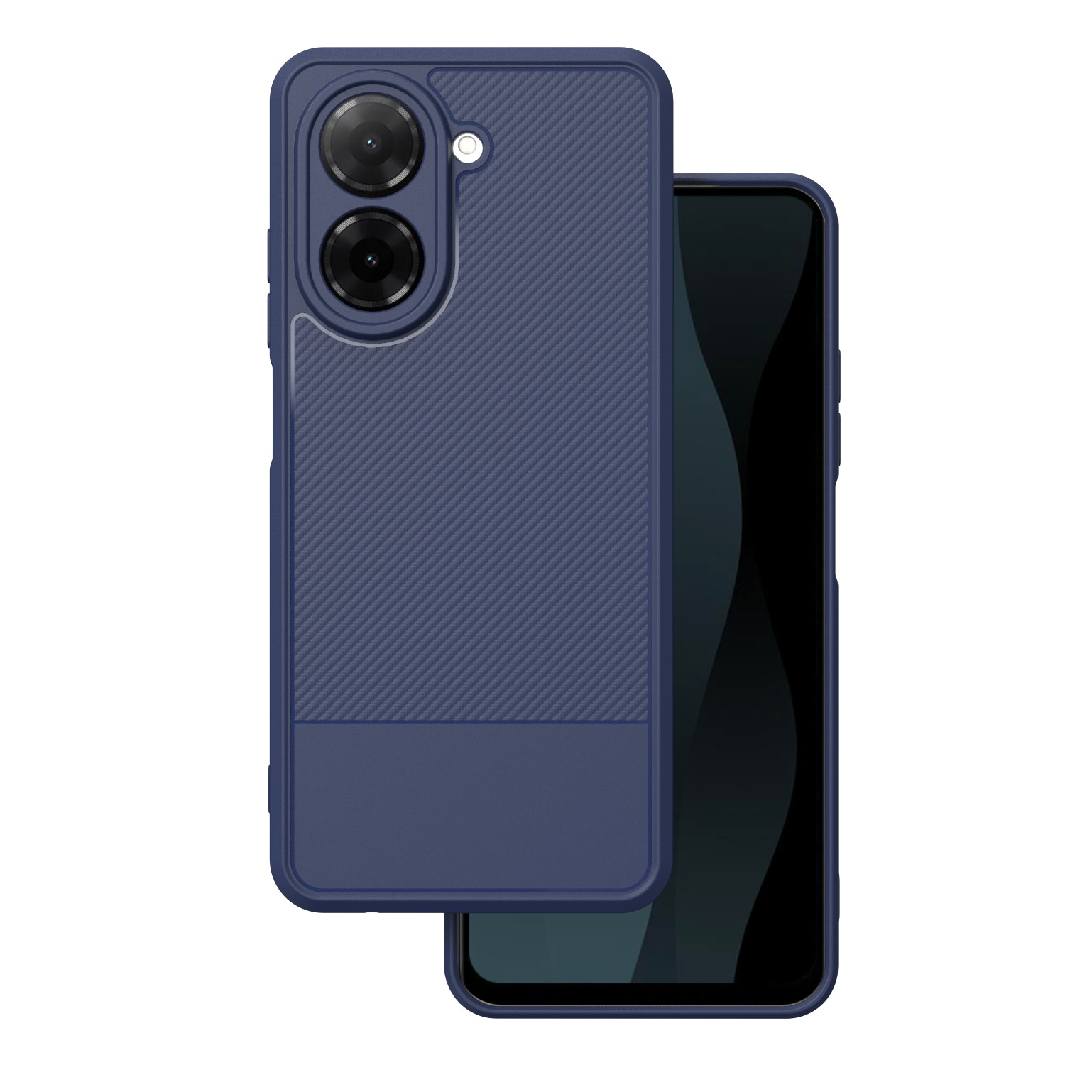 Simple Carbon suojakuori Xiaomi Redmi A5 Global (173,45 x 79,35 x 8,45) sininen