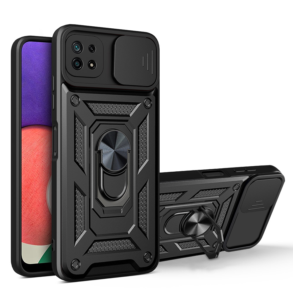 Defender Slide suojakuori Samsung Galaxy A22 5G musta