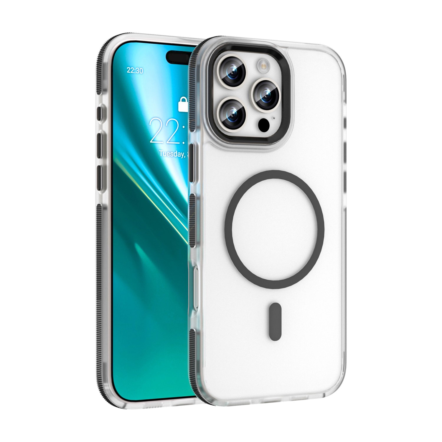 Etteri Icy Mag kuori iPhone 16 Pro Max 6,9 - musta