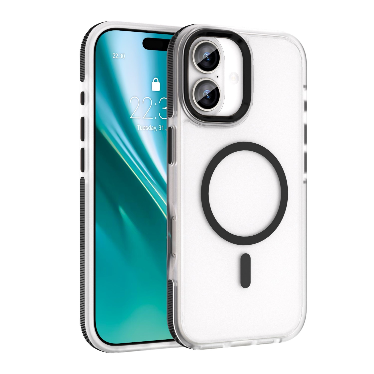 Etteri Icy Mag kuori iPhone 17 - musta