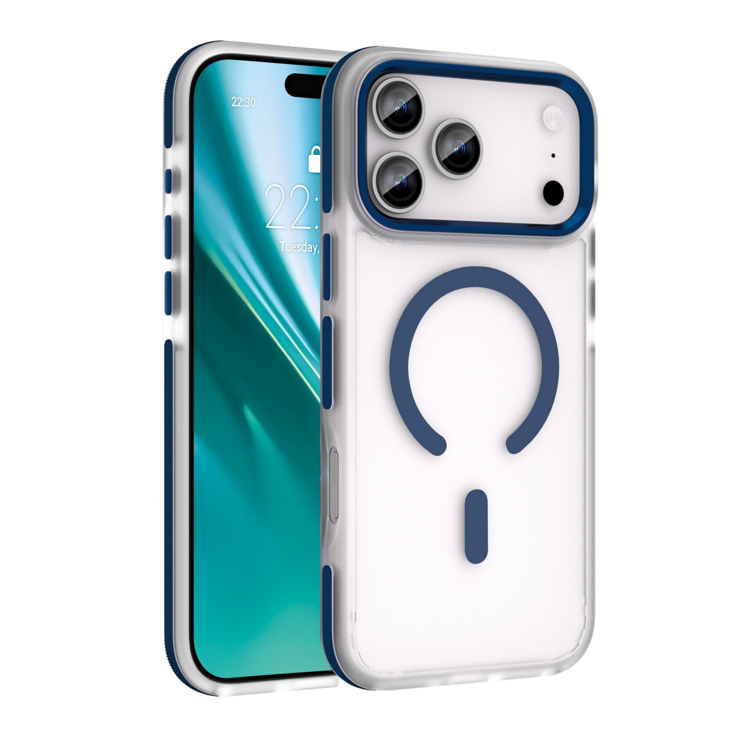 Etteri Icy Mag kuori iPhone 17 Pro sininen