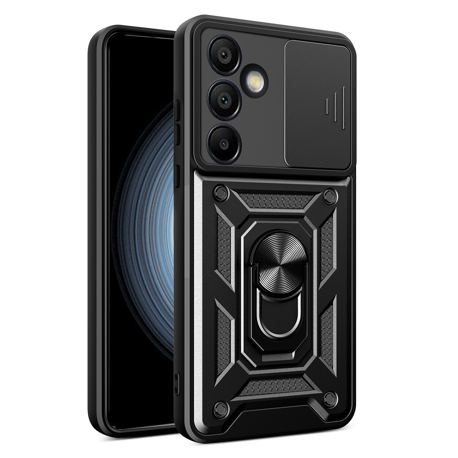 Defender Slide case for Samsung Galaxy S24 FE black