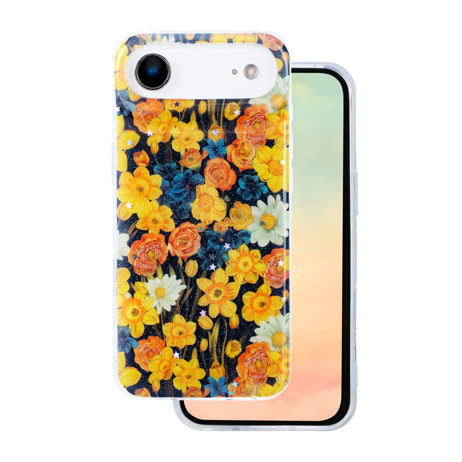 Glow Glam suojakuori iPhone 17 Air 6,6'' oranssi