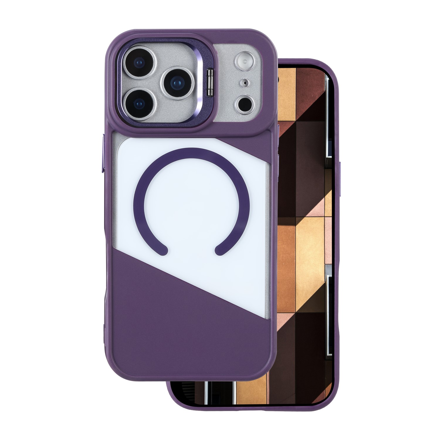 Fusion Mag Suojakuori iPhone 17 Pro Max 6,9:lle violetti