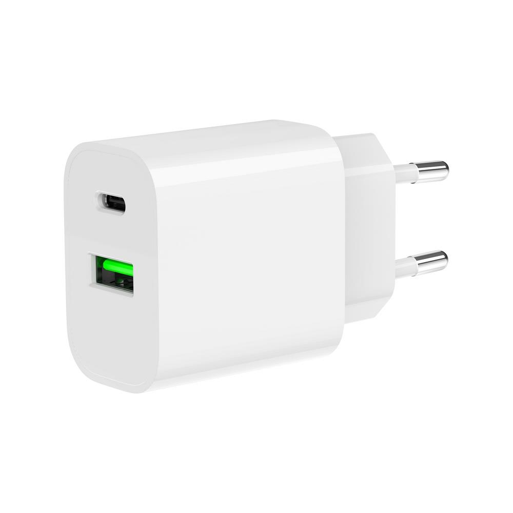GEMBIRD TA-UC-PDQC20-01-W universaali USB-laturi QC3.0 valkoinen