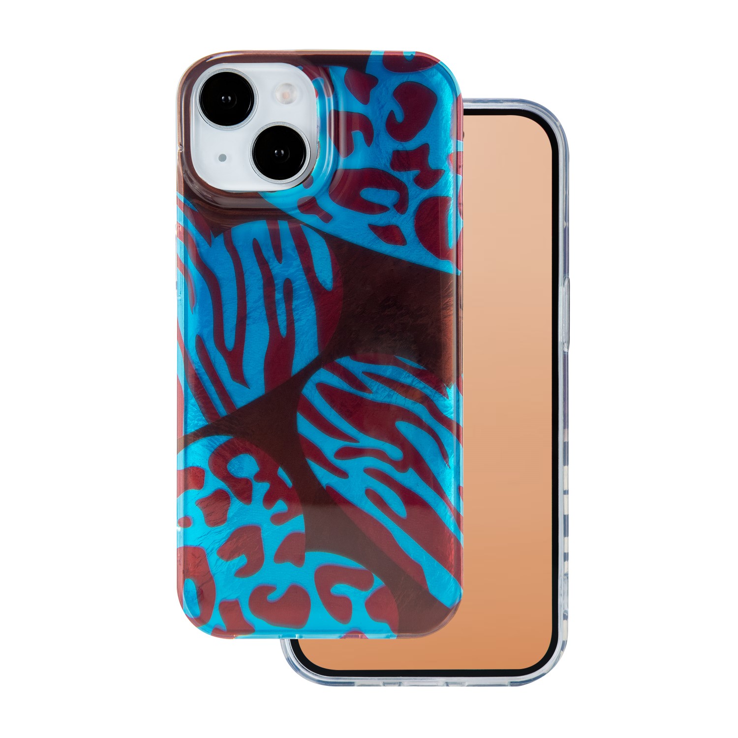 Animal Print case for iPhone 14 6,1" Chameleon