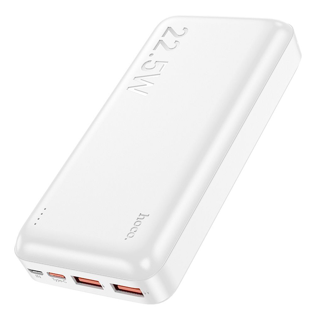 Varavirtalähde Hoco J101A PD 20W+Quick Charge 3.0 22.5W 20000mAh, valkoinen