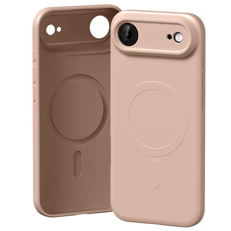 Mercury Semi-Silicone MagSafe -suojakuori iPhone 17 Air, Pink Sand