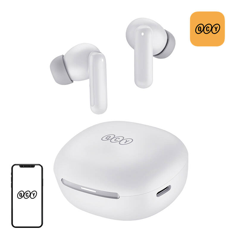 TWS QCY MeloBuds HT16 -kuulokkeet (valkoinen)