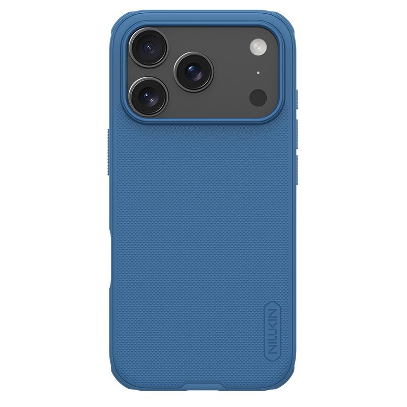 Nillkin Super Frosted Shield Pro -suojakuori iPhone 17 Pro, sininen
