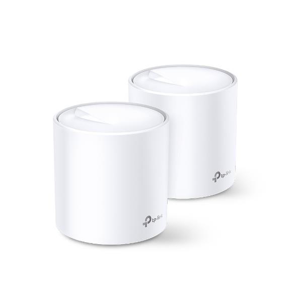 Langaton reititin TP-Link 2 kpl 1800 Mbps mesh IEEE 802.11a/n/ac/ax DECOX20(2-PACK)