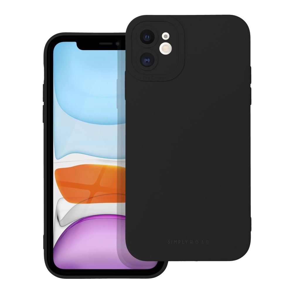 ROAR Suojakuori LUNA iPhone 11:lle musta