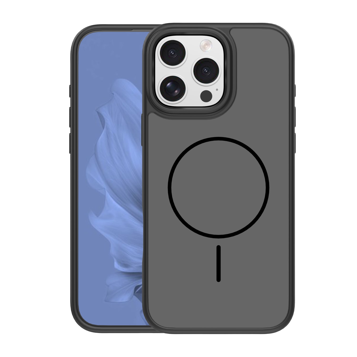Frame Thin Mag Suojakuori iPhone 16 Pro Max 6,9":lle musta