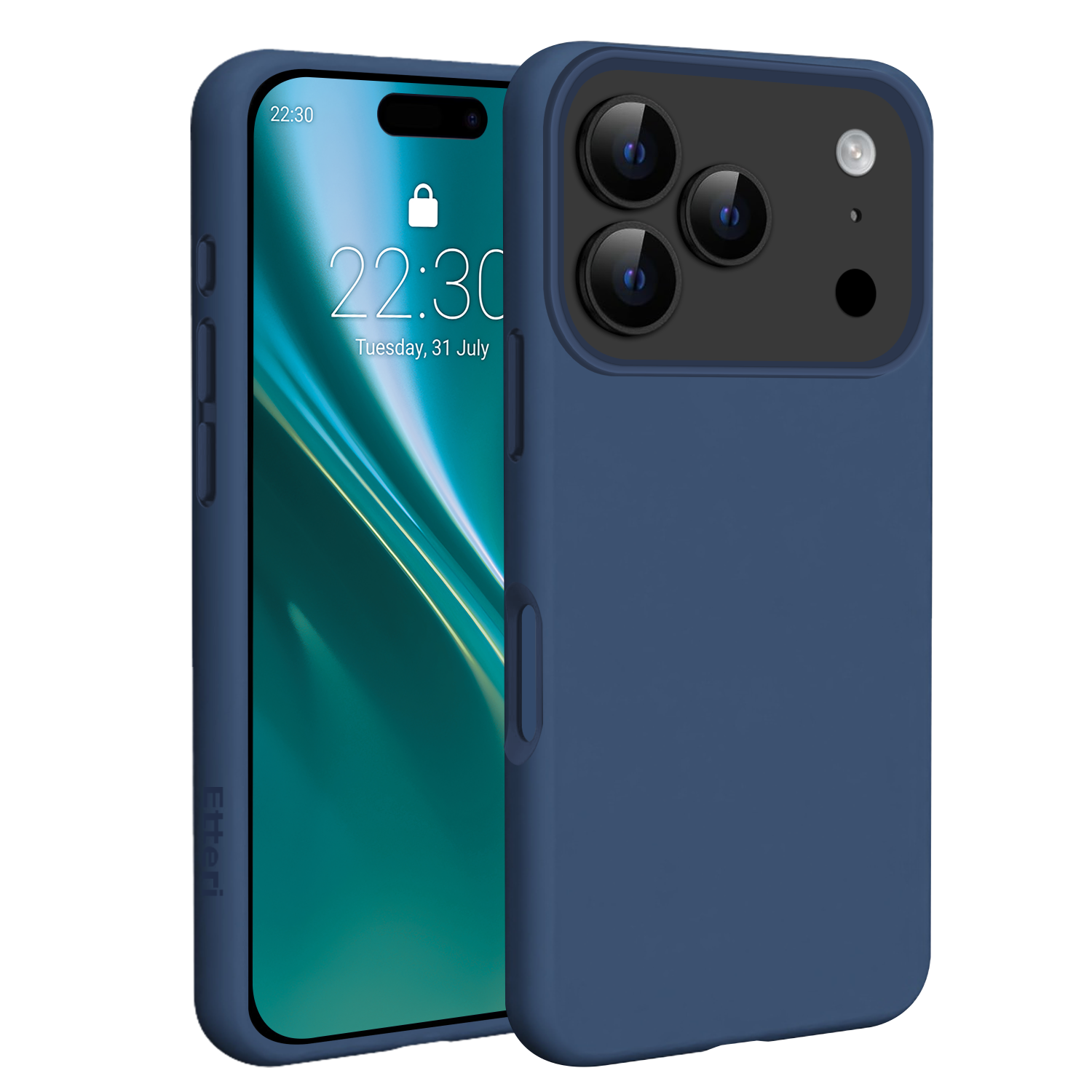 Etteri Silicone Mag suojakuori iPhone 17 Pro / iPhone 18 Pro tummansininen