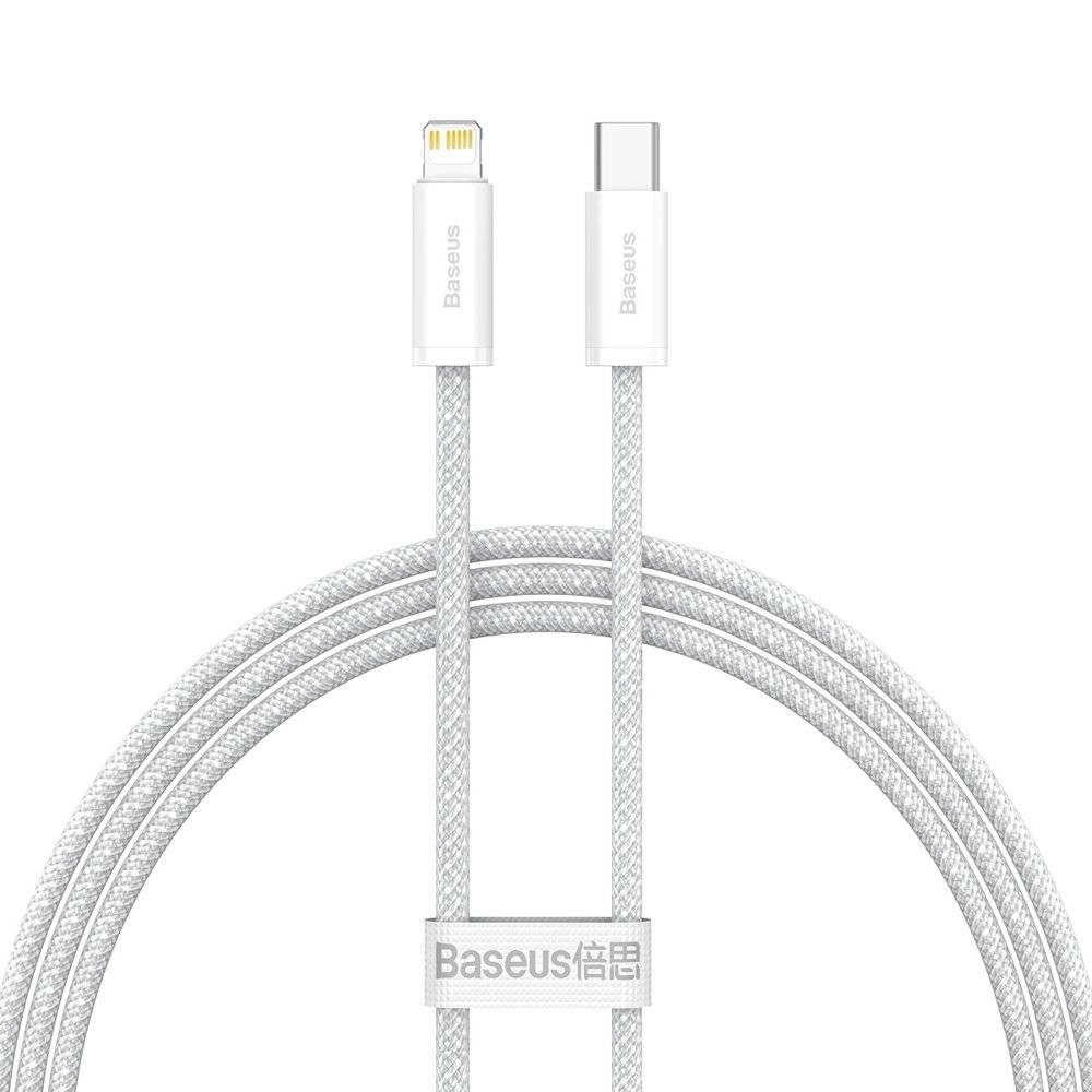 Kaapeli Baseus Dynamic Type-C - Lightning 20W 1.0m valkoinen CALD000002