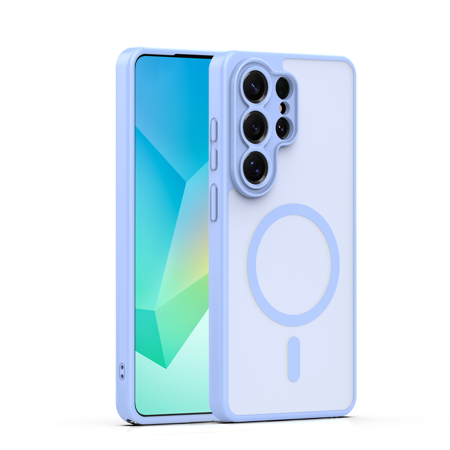Mag Matt Suojakuori Samsung Galaxy S25 Ultra vaaleansininen kamerasuoja