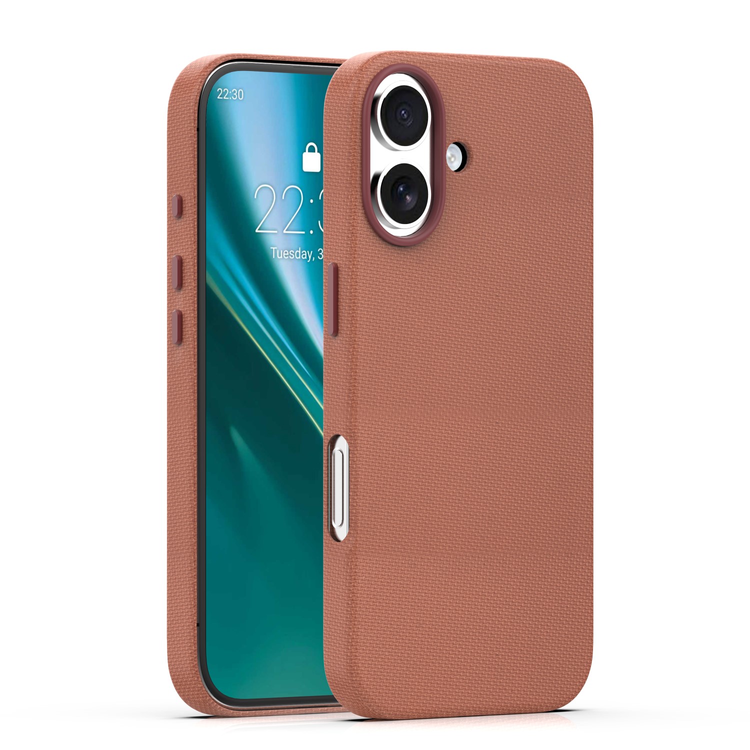 Etteri Elegant Mag case for iPhone 16 6,1" brown