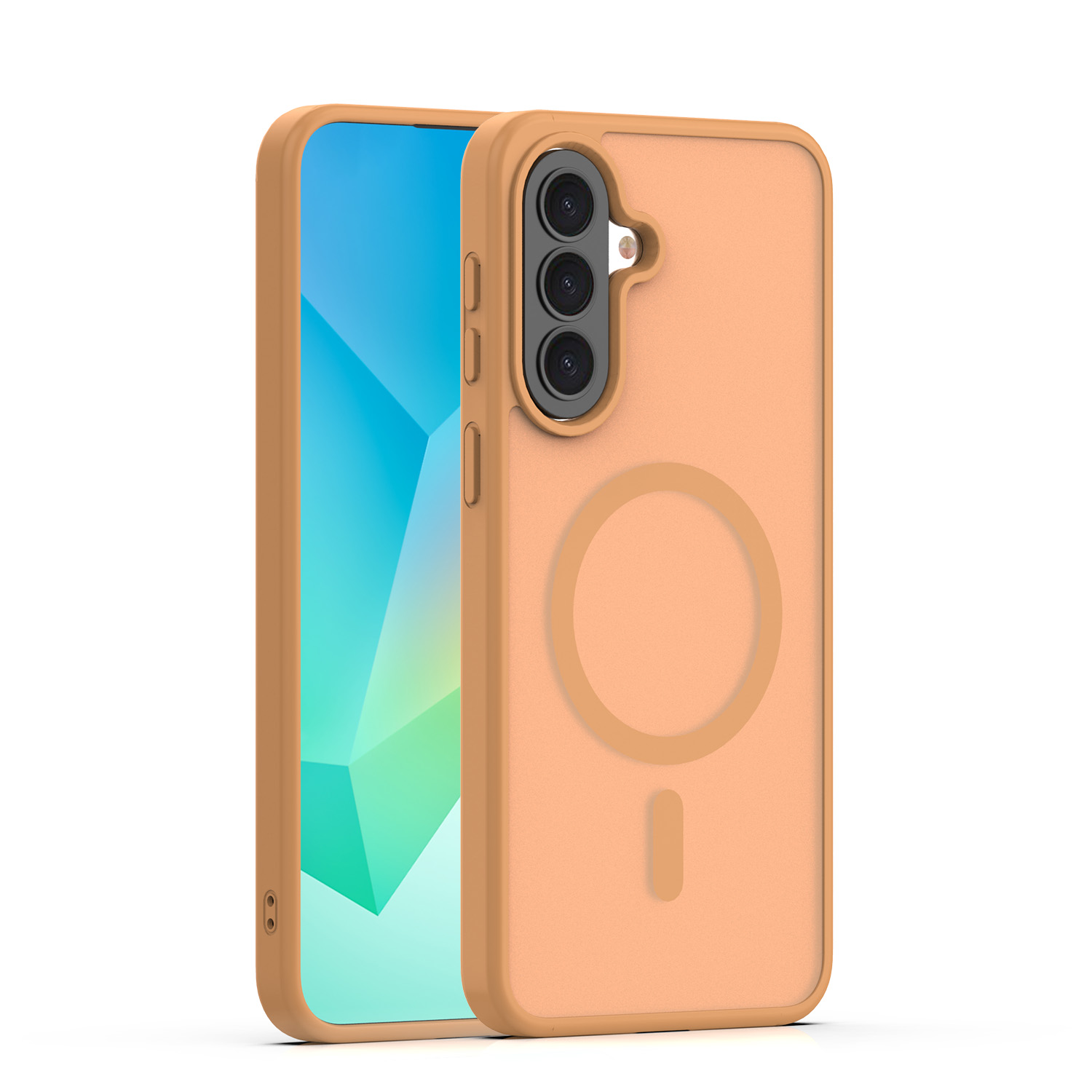 Mag Matt Suojakuori Samsung Galaxy A57 ruskea iso kameraaukko