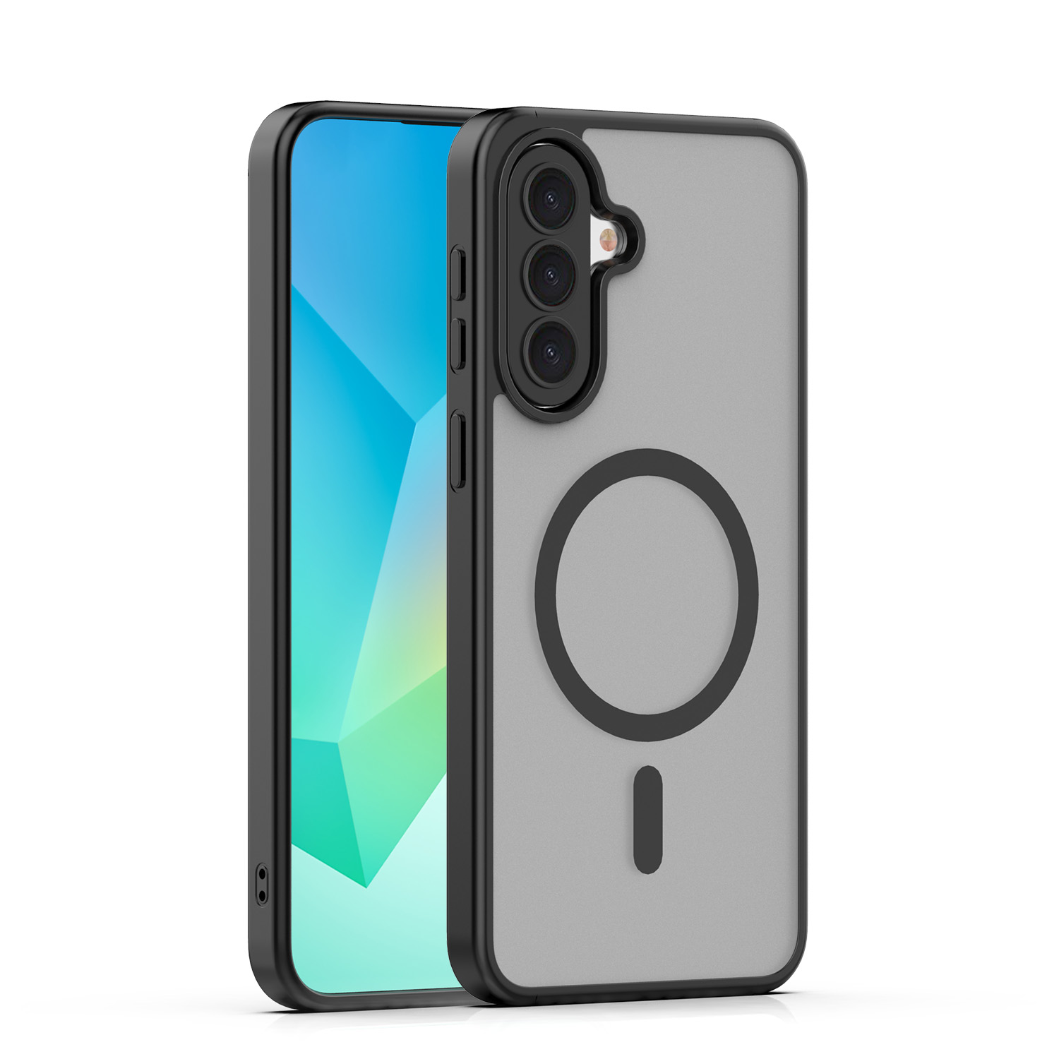 Mag Matt Suojakuori Samsung Galaxy A57 musta iso kameraaukko