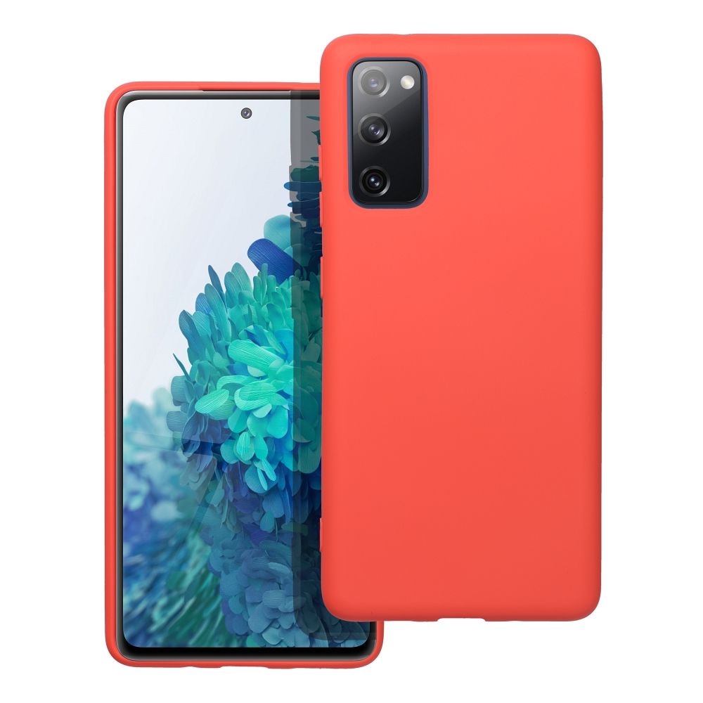 Silikoninen suojakuori puhelimelle SAMSUNG S20 FE / S20 FE 5G - persikka