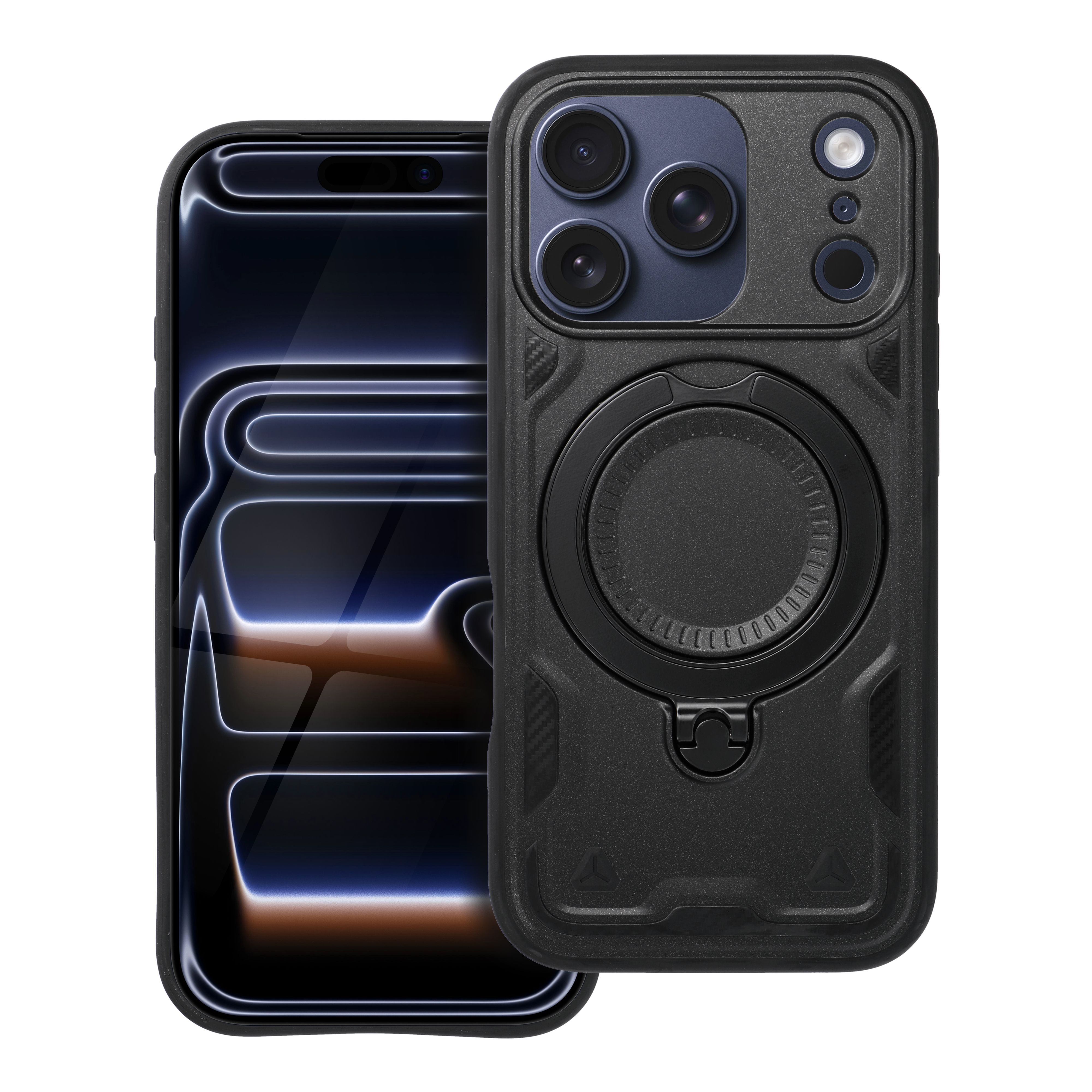Suojakuori iPhone 17 PRO:lle Frost Armor musta