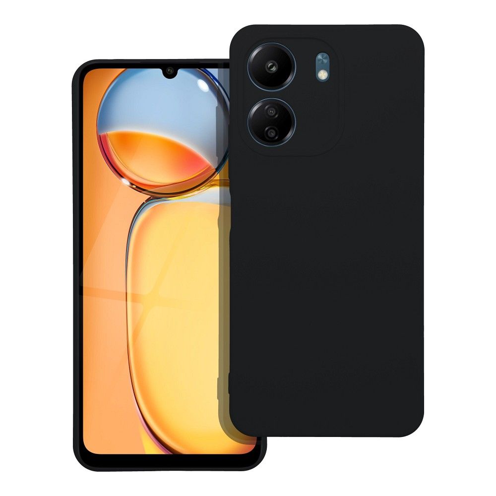 Silikoninen suojakuori Xiaomi Redmi 13C / Poco C65 musta