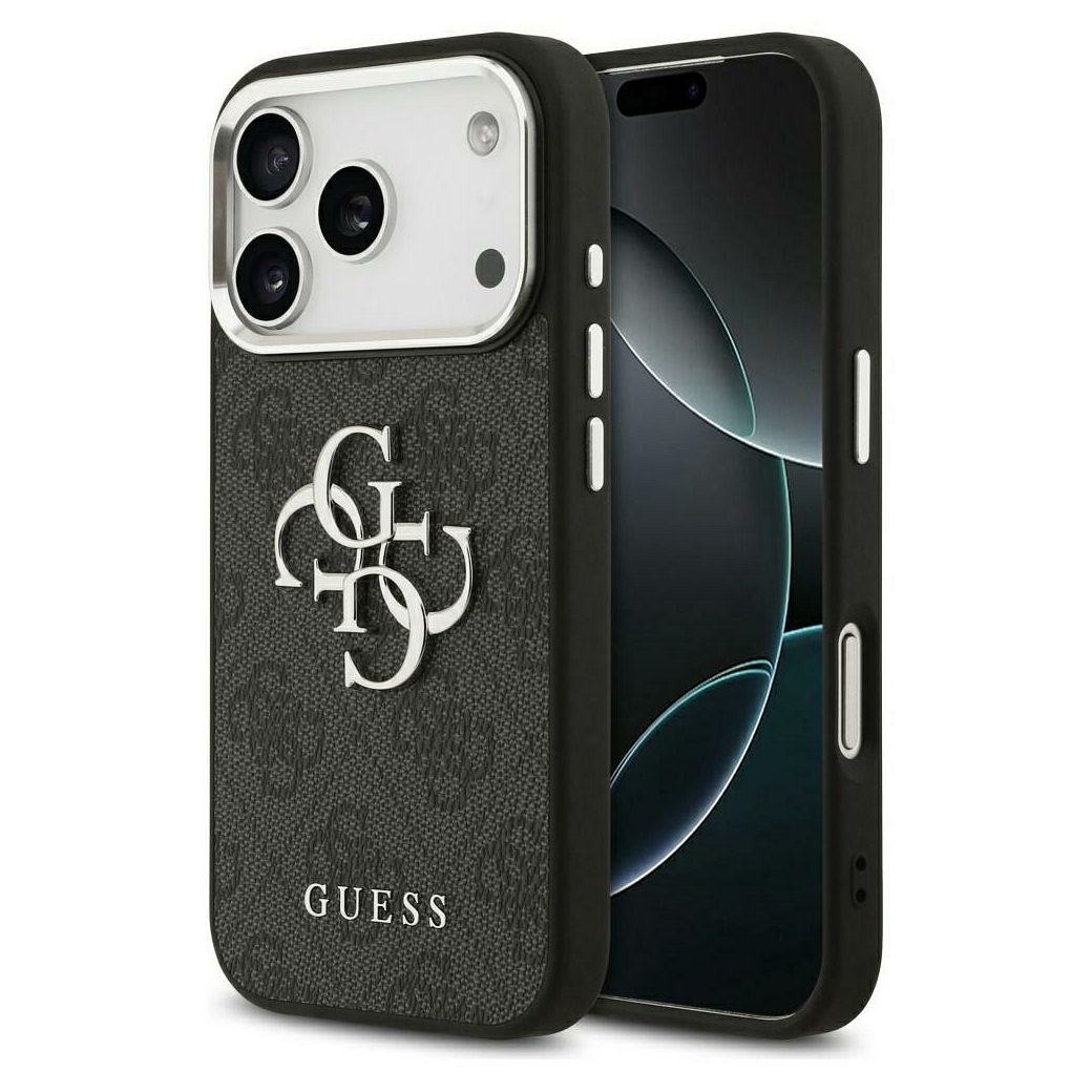 Guess 4G Big 4G Classic Logo -suojakuori iPhone 17 Pro Max - musta