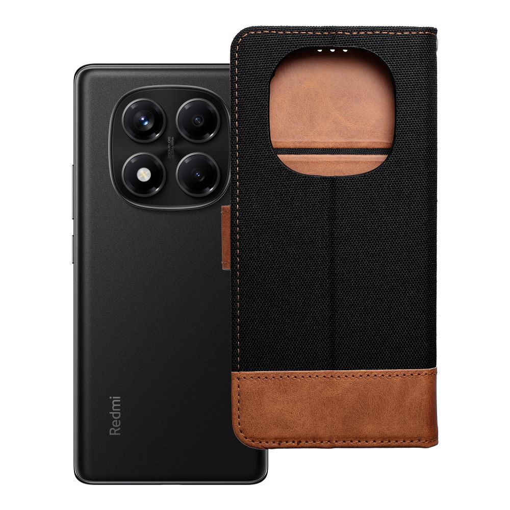 Läppäsuojakuori Xiaomi Redmi NOTE 14 PRO 4G -lle Jeans Book musta