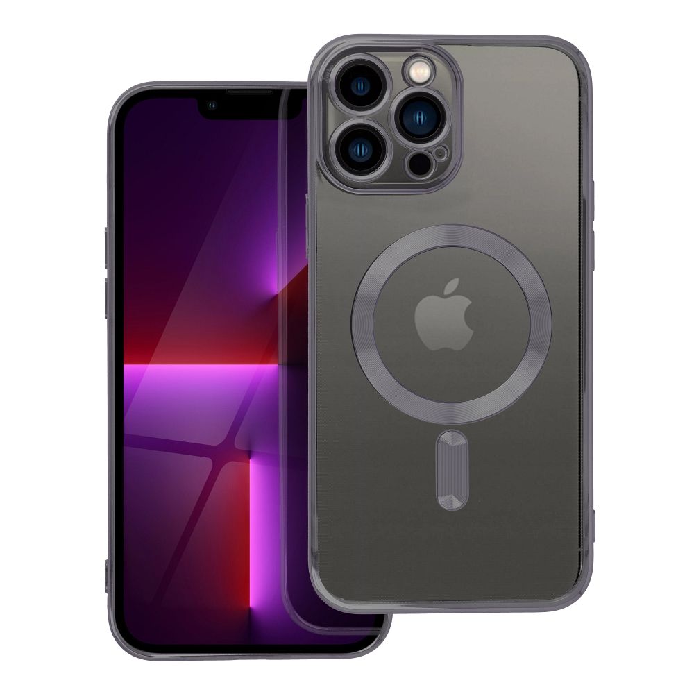 Suojakuori iPhone 13 PRO MAX:lle Electro Mag Cover yhteensopiva MagSafe-version kanssa musta